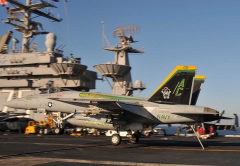 F/A 18E Hornet VFA 105 USS Truman